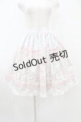 BABY,THE STARS SHINE BRIGHT / Dreaming Of Little Lover柄スカート Free サックス H-25-08-08-1017-BA-SK-NS-ZH