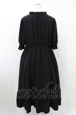 画像2: m petit by misako / AMレースアップワンピース 3L ブラック H-25-08-08-1018-LO-OP-NS-ZH