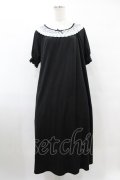 m petit by misako / レース襟カットワンピース L ブラック H-25-08-08-1019-LO-OP-NS-ZH