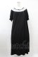 画像1: m petit by misako / レース襟カットワンピース L ブラック H-25-08-08-1019-LO-OP-NS-ZH (1)
