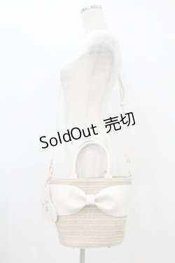 画像1: m petit by misako / サンリオキャラクターズコラボ かごバッグ  オフ H-25-08-08-1004-LO-BG-NS-ZH