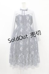 axes femme / フラワープリントレースワンピース Free ネイビー H-25-08-08-1023-AX-OP-NS-ZH