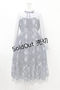 axes femme / フラワープリントレースワンピース Free ネイビー H-25-08-08-1023-AX-OP-NS-ZH