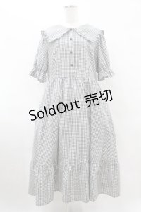 m petit by misako / AM*ギンガムCHKワンピース 3L グレー H-25-08-08-1026-LO-OP-NS-ZH