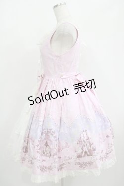 画像2: BABY,THE STARS SHINE BRIGHT / 雪の女王〜妖精が舞い降りる白い国〜柄プリンセスジャンパースカート Free ピンク H-25-08-08-001-BA-OP-NS-ZH