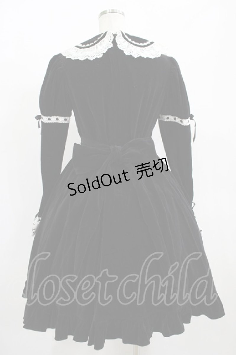 画像3: Angelic Pretty / 別珍ワンピース Free ブラック H-25-08-08-005-AP-OP-NS-ZH (3)