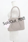 metamorphose / 刺繍入りフリルBAG  ブラウン H-25-08-08-059-ME-BG-NS-ZH