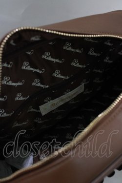 画像3: metamorphose / 刺繍入りフリルBAG  ブラウン H-25-08-08-059-ME-BG-NS-ZH