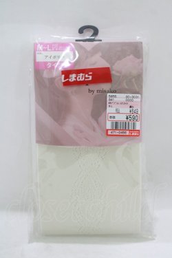 画像1: m petit by misako / AMブブンレースアミタイツ  オフ H-25-08-08-065-LO-ZA-NS-ZH