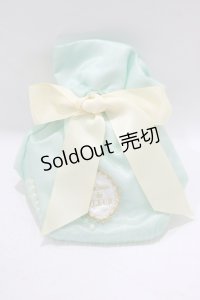 Maison de FLEUR / オーガンジーパール巾着ポーチ  ミント H-25-08-08-068-LO-ZA-NS-ZH