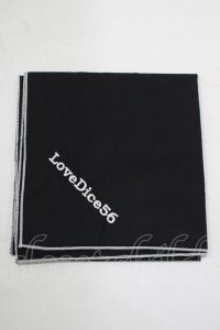 Physical Drop / ハンカチ  ブラック H-25-08-08-072-LO-ZA-NS-ZH