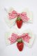 画像3: Amavel / Strawberry Farmダブルリボンクリップ  オフ H-25-08-08-083-CA-AC-NS-ZH (3)