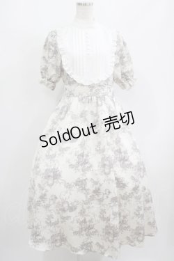 画像1: m petit by misako / AM*トワルドジュイワンピース S オフ H-25-08-08-009-LO-OP-NS-ZH