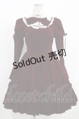 Victorian maiden / 別珍マロリーワンピース Free ボルドー H-25-08-08-012-CL-OP-NS-ZH