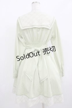 画像3: Amavel / Check Ribbonセーラーワンピース Free ミント H-25-08-08-016-CA-OP-NS-ZH
