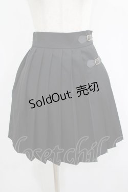 画像1: Amavel / クラシックプリーツスカート Free ブラック H-25-08-08-023-CA-SK-NS-ZH