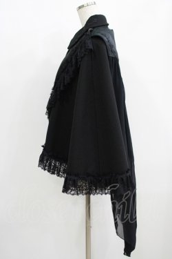 画像2: MR corset / 燕尾テールケープジャケット  ブラック H-25-08-09-028-PU-JA-KB-ZH