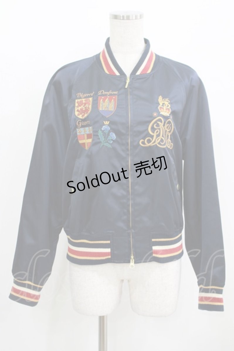 画像1: Jane Marple / Our courageスーベニアジャケット  ネイビー H-25-08-09-029-JM-JA-KB-ZH (1)