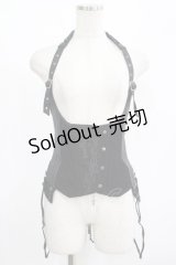 Ozz Croce / クロス刺繍ホルタービスチェ  黒 H-25-08-09-033-OO-TO-KB-ZH