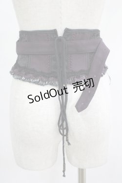 画像3: Ozz oneste / ジャガード切替ショートコルセット  パープル H-25-08-09-034-OO-ZA-KB-ZH