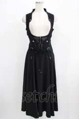 Rozen Kavalier / 刺繍ベストワンピース  黒 H-25-08-09-041-OO-OP-KB-ZH