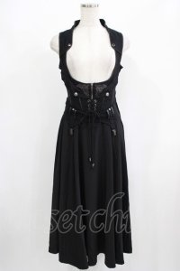 Rozen Kavalier / 刺繍ベストワンピース  黒 H-25-08-09-041-OO-OP-KB-ZH