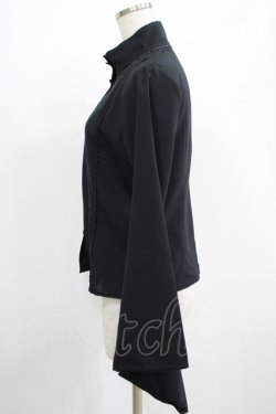 画像2: gouk / 着物袖ブラウス  ブラック H-25-08-09-048-GO-BL-KB-ZH