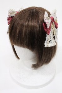 BABY,THE STARS SHINE BRIGHT / Maria de la Croixリボンコーム  ボルドー H-25-08-09-1029-BA-AC-NS-ZH