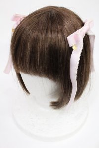 BABY,THE STARS SHINE BRIGHT / confiserieリボンクリップ  ピンク H-25-08-09-1030-BA-AC-NS-ZH