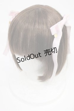 画像1: BABY,THE STARS SHINE BRIGHT / confiserieリボンクリップ  ピンク H-25-08-09-1030-BA-AC-NS-ZH