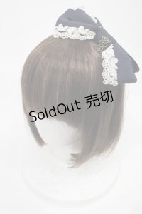 ALICE and the PIRATES / ロージアノーブルグログランカチューシャ  ネイビー H-25-08-09-1031-PA-AC-NS-ZH