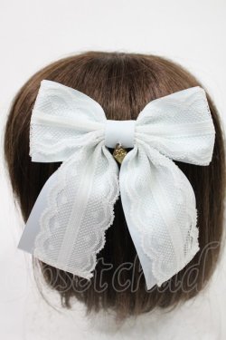 画像2: metamorphose / Lacyリボンクリップ  サックス H-25-08-09-1034-ME-AC-NS-ZH