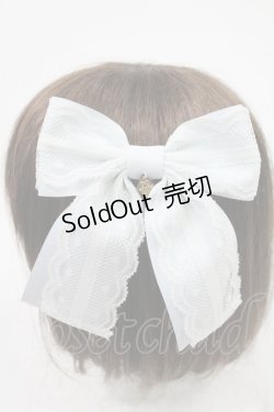 画像2: metamorphose / Lacyリボンクリップ  サックス H-25-08-09-1034-ME-AC-NS-ZH
