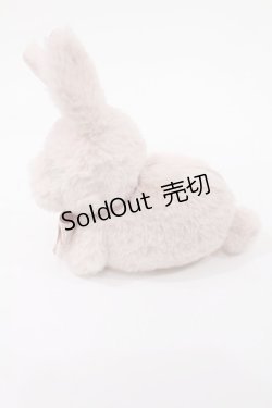 画像1: Maison de FLEUR / 手のりうさぎさんポーチ  ピンク H-25-08-09-1036-LO-ZA-YZ-ZH