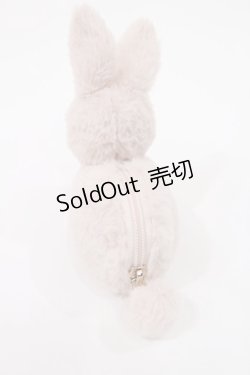 画像2: Maison de FLEUR / 手のりうさぎさんポーチ  ピンク H-25-08-09-1036-LO-ZA-YZ-ZH