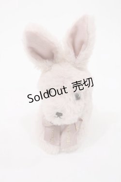 画像3: Maison de FLEUR / 手のりうさぎさんポーチ  ピンク H-25-08-09-1036-LO-ZA-YZ-ZH