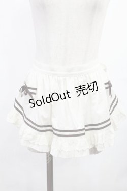 画像1: ALICE and the PIRATES / アリスと不思議な仕立て屋さんの秘密柄ワンピースのエプロン  生成り H-25-08-09-1037-PA-OP-NS-ZH