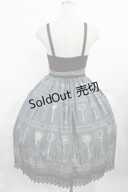 画像2: A3 Sucette doux（海外ロリータブランド） / Nameless Key切替ジャンパースカート S グリーン H-25-08-09-1040-LO-OP-NS-ZH