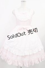 BABY,THE STARS SHINE BRIGHT / ローズフルールエプロンジャンパースカート Free ピンク H-25-08-09-1006-BA-OP-NS-ZH