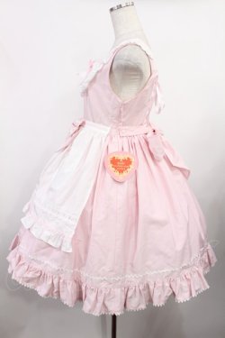 画像2: BABY,THE STARS SHINE BRIGHT / ローズフルールエプロンジャンパースカート Free ピンク H-25-08-09-1006-BA-OP-NS-ZH