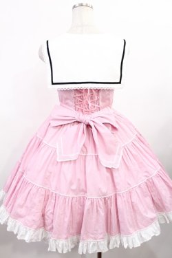 画像3: Angelic Pretty / ヴィンテージスクールジャンパースカート Free ピンク H-25-08-09-1008-AP-OP-NS-ZH