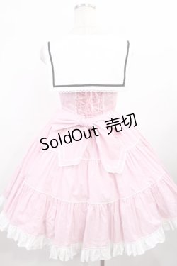 画像3: Angelic Pretty / ヴィンテージスクールジャンパースカート Free ピンク H-25-08-09-1008-AP-OP-NS-ZH