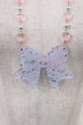 Angelic Pretty / きらめきリボンネックレス  サックス H-25-08-09-1018-AP-AC-NS-ZH