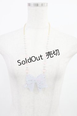 画像2: Angelic Pretty / きらめきリボンネックレス  サックス H-25-08-09-1018-AP-AC-NS-ZH