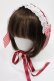 画像1: BABY,THE STARS SHINE BRIGHT / Emiliaギンガムヘッドドレス  エンジ H-25-08-09-1024-BA-AC-NS-ZH (1)