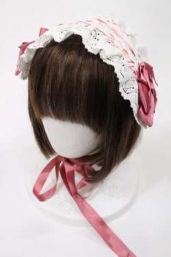 画像1: BABY,THE STARS SHINE BRIGHT / Pearl Bouquet柄ヘッドドレス  ピンク H-25-08-09-1025-BA-AC-NS-ZH
