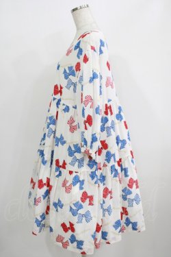 画像2: Jane Marple / Anniversary ribbonsティアードドレス  オフホワイト H-25-08-09-006-JM-OP-KB-ZH