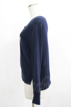 画像2: Jane Marple / テーマエンブロイダリーカーディガン M navy H-25-08-09-060-JM-TO-KB-ZH