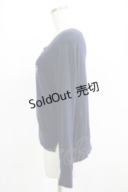 画像2: Jane Marple / テーマエンブロイダリーカーディガン M navy H-25-08-09-060-JM-TO-KB-ZH
