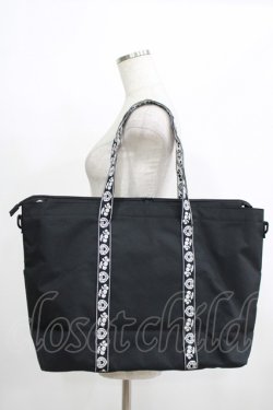 画像2: Candy Stripper / ロゴテープBAG  黒 H-25-08-09-063-PU-BG-KB-ZH
